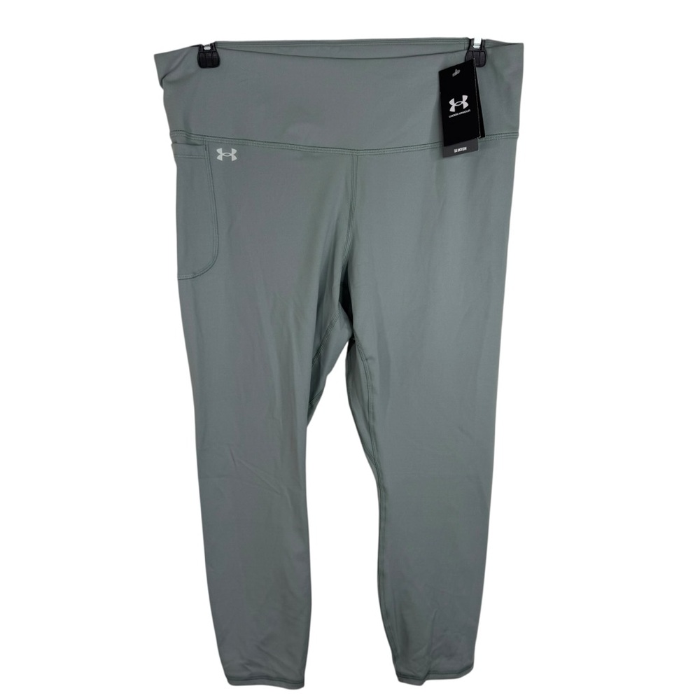 Under Armour Women’s UA Motion Ankle Leggings Green Sz 2XL